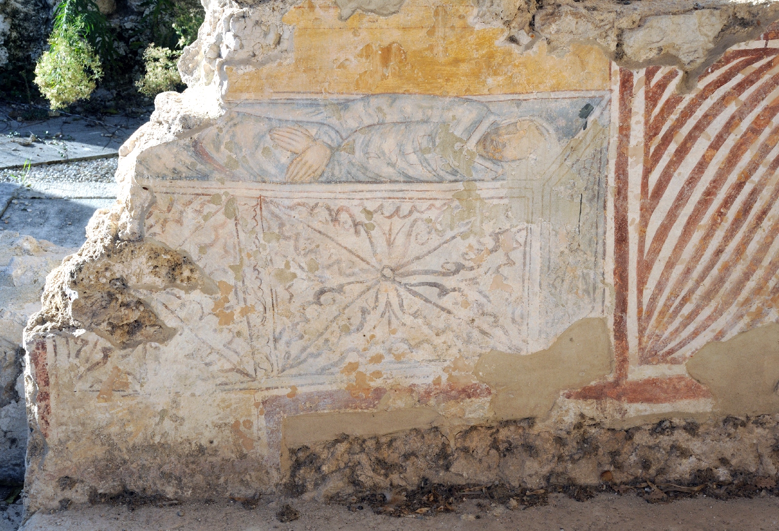 Resurrezione di Lazzaro (dipinto murale, elemento d'insieme) - ambito molisano (sec. XIV)