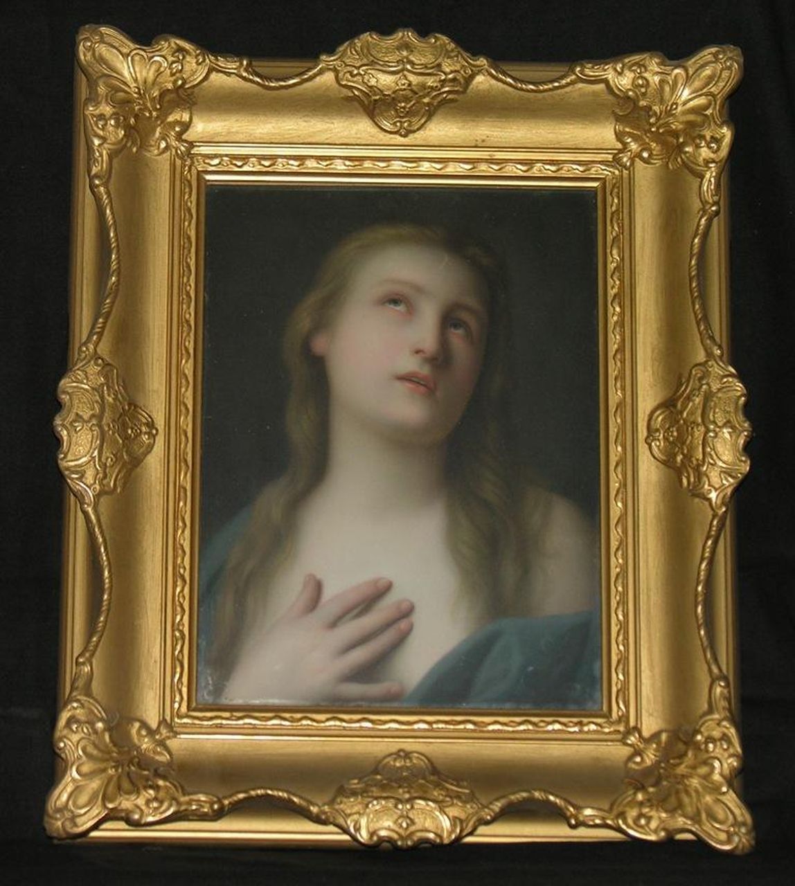 Büßende Magdalena, Maddalena penitente (dipinto) di Albert Scherf - manifattura turingia (sec. XX)