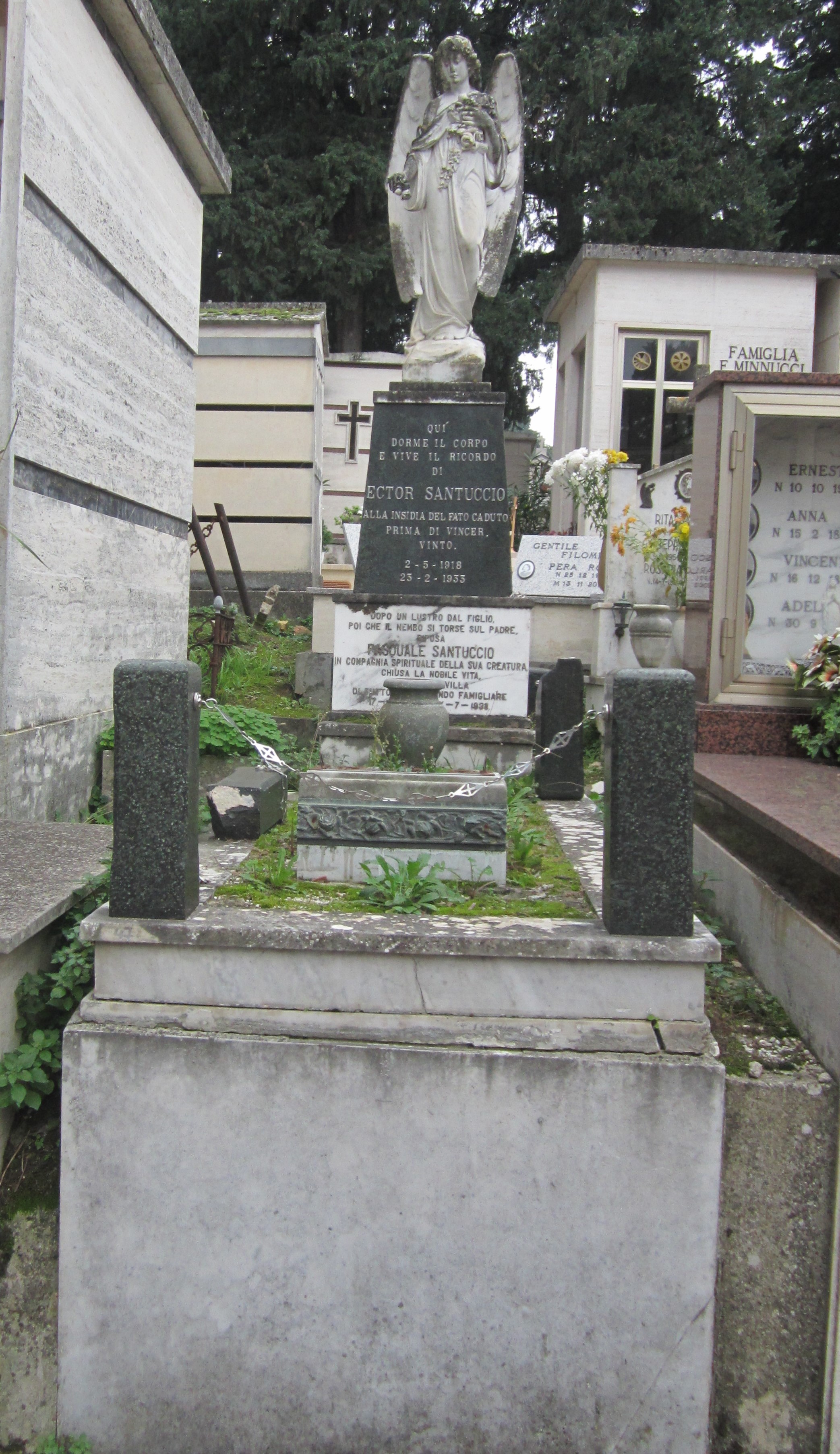 monumento funebre, opera isolata - ambito abruzzese (prima metà XX)