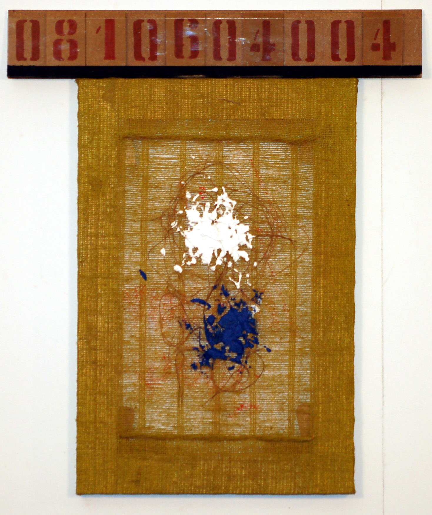 Senza titolo, Composizione astratta (quadro) di Emblema, Salvatore (sec. XXI)