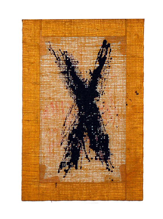 Senza titolo, Croce (quadro) di Emblema, Salvatore (sec. XXI)