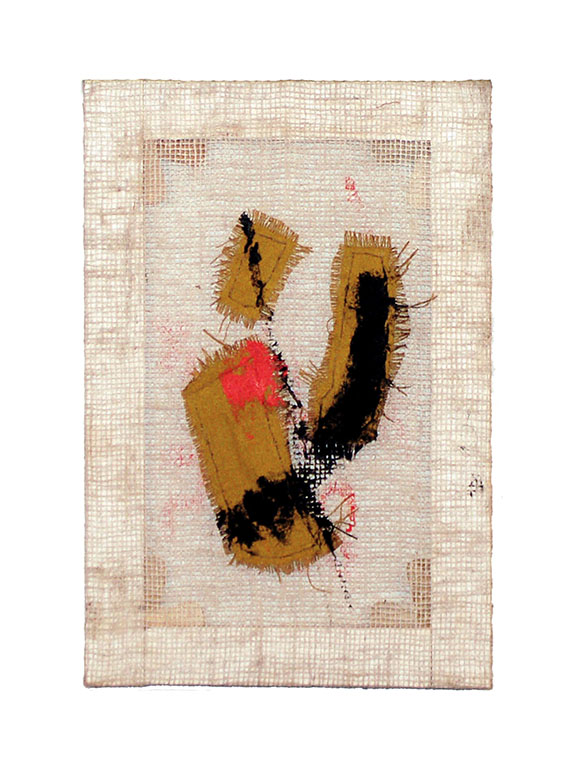 Senza titolo, Tre elementi rettangolari (quadro) di Emblema, Salvatore (sec. XXI)