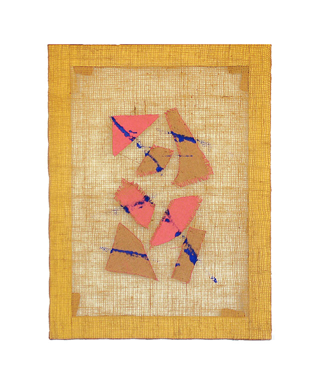 Senza titolo, Sette elementi geometrici (quadro) di Emblema, Salvatore (sec. XXI)