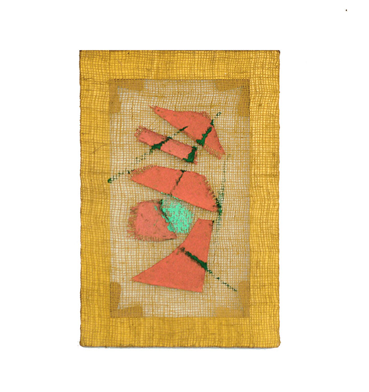 Senza titolo, Cinque elementi geometrici (quadro) di Emblema, Salvatore (sec. XXI)