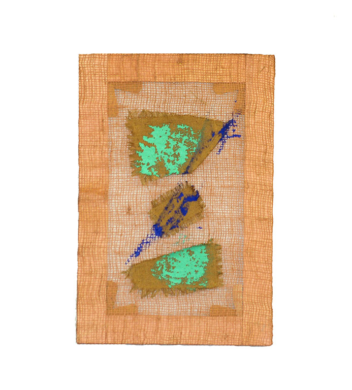 Senza titolo, Tre elementi quadrangolari (quadro) di Emblema, Salvatore (sec. XXI)