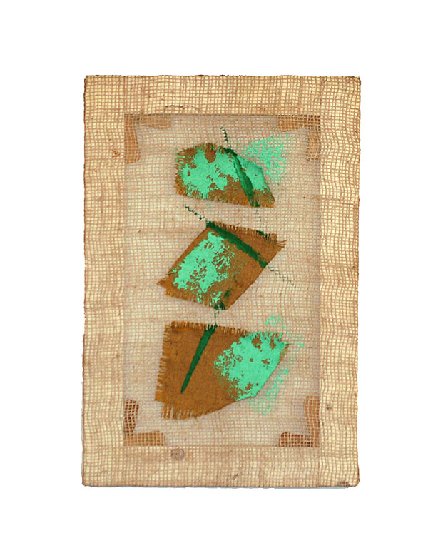 Senza titolo, Tre elementi geometrici (quadro) di Emblema, Salvatore (sec. XXI)