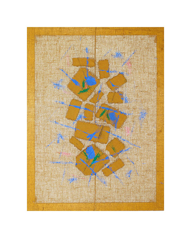 Senza titolo, Quattordici elementi quadrangolari (quadro) di Emblema, Salvatore (sec. XXI)