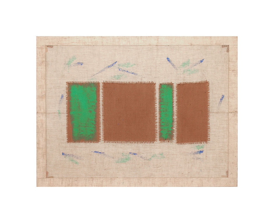 Senza titolo, Quattro elementi rettangolari (quadro) di Emblema, Salvatore (sec. XXI)