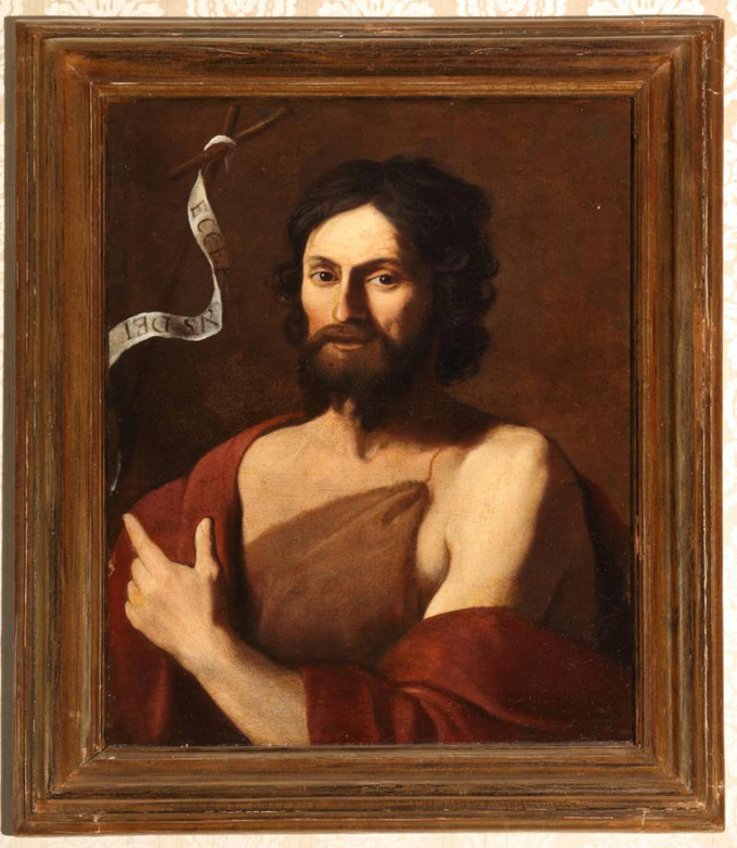 San Giovanni Battista, San Giovanni Battista (dipinto) di Novelli Pietro detto Monrealese (bottega) - ambito Italia meridionale (XVII)