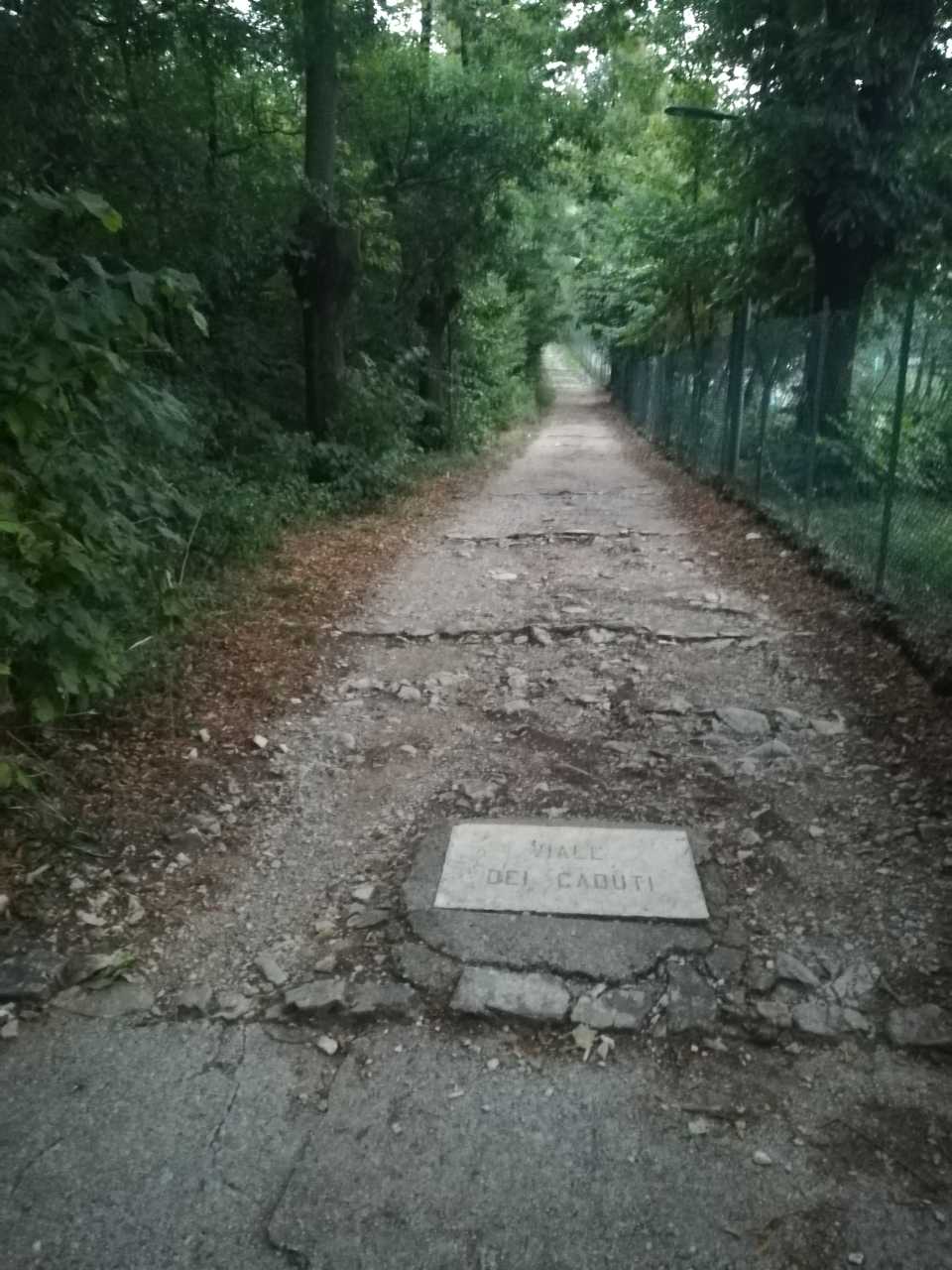 Viale dei Caduti di via Buttafuoco a Brescia (viale, commemorativo/ ai caduti della prima e seconda guerra mondiale) - Brescia (BS) 