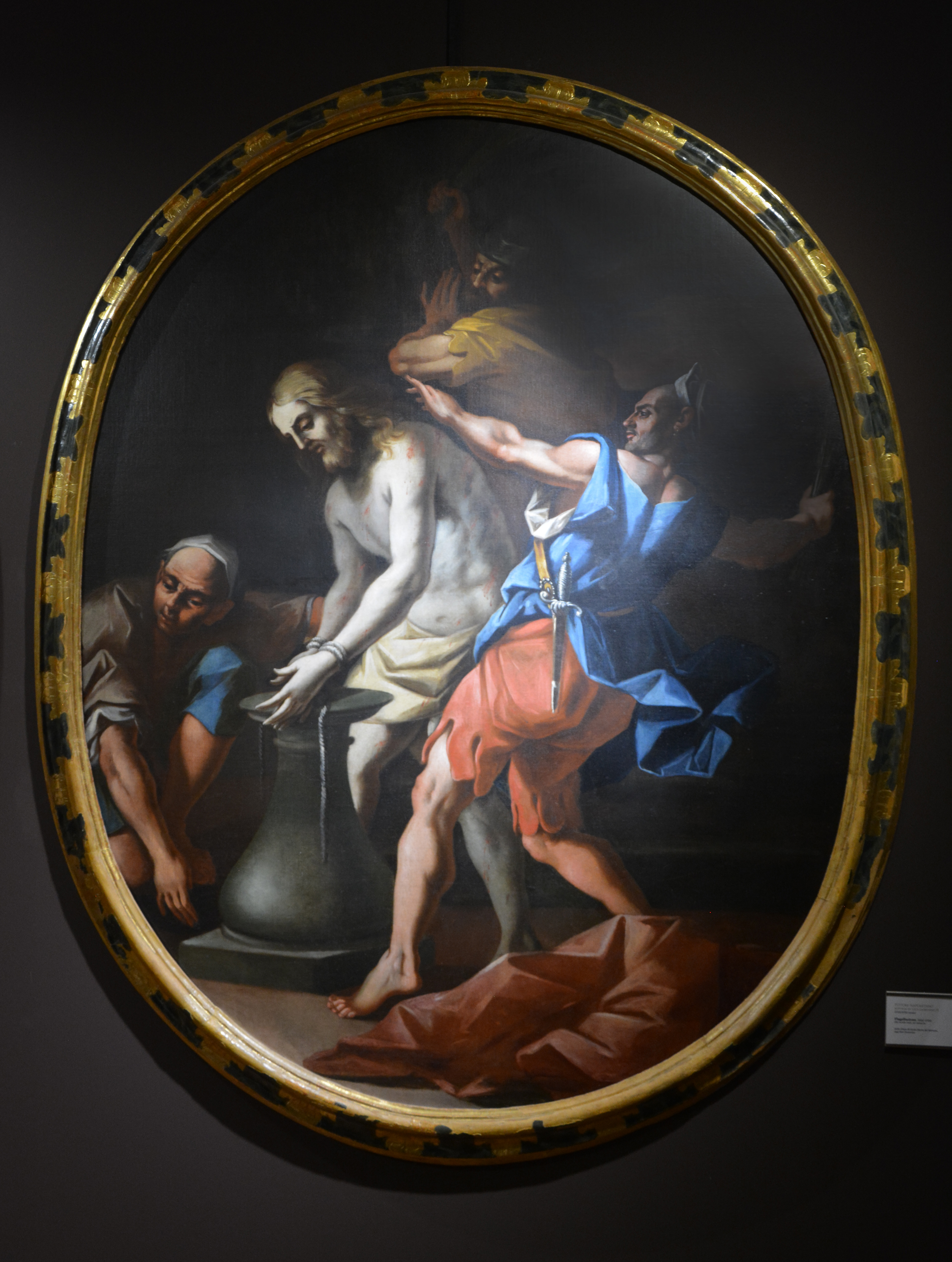 Flagellazione di Cristo (dipinto, opera isolata) di Giordano Luca (bottega) (inizio XVIII)