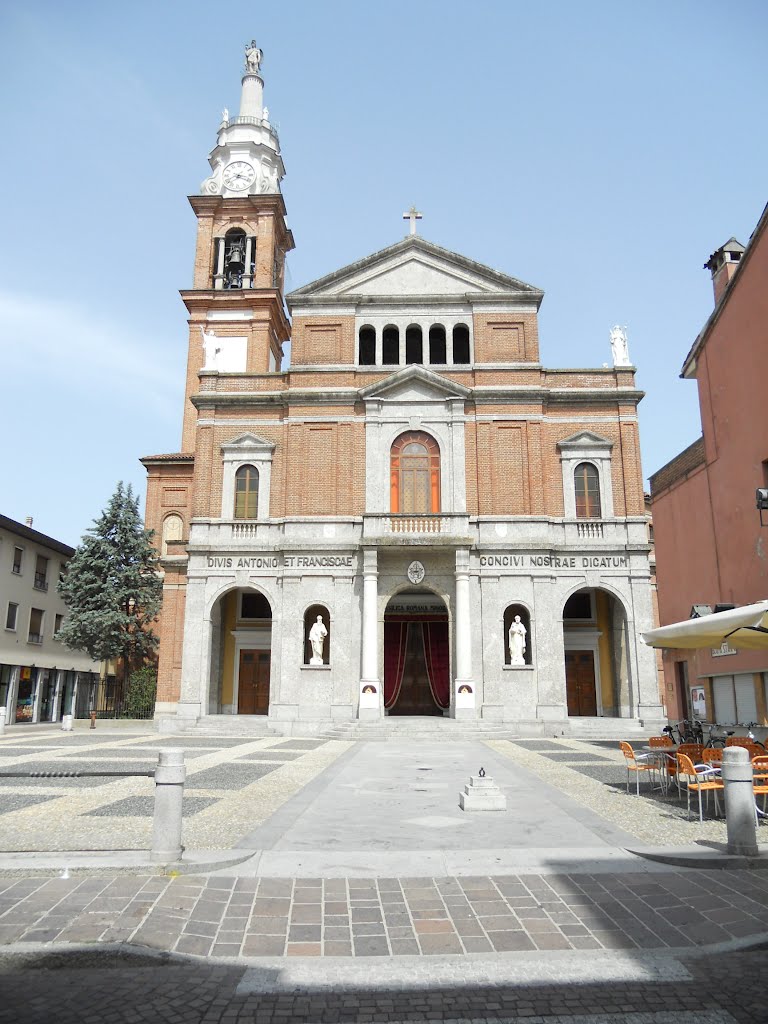 Chiesa dei Santi Antonio abate e Francesca Cabrini (chiesa, parrocchiale) - Sant'Angelo Lodigiano (LO) 