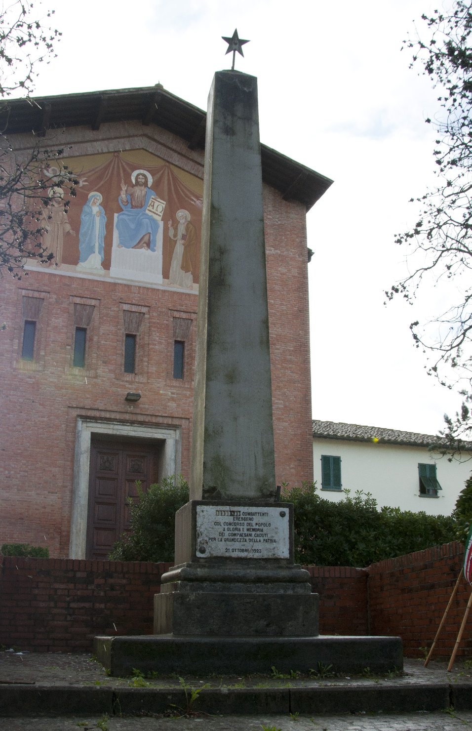 monumento ai caduti - ad obelisco - ambito toscano (sec. XX)