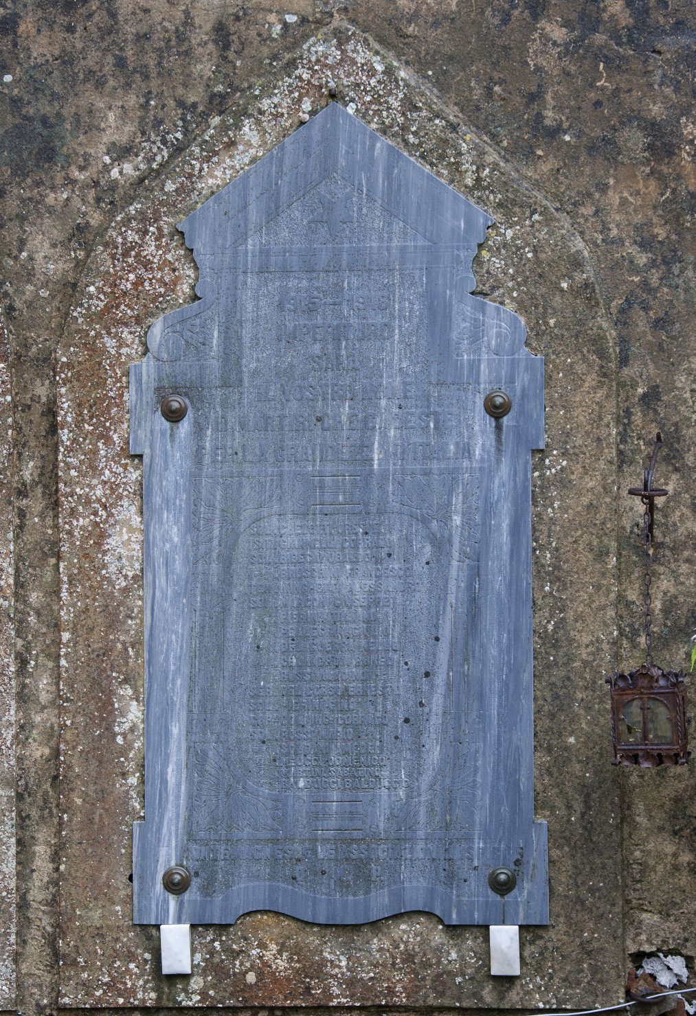 lapide commemorativa ai caduti - ambito toscano (sec. XX)