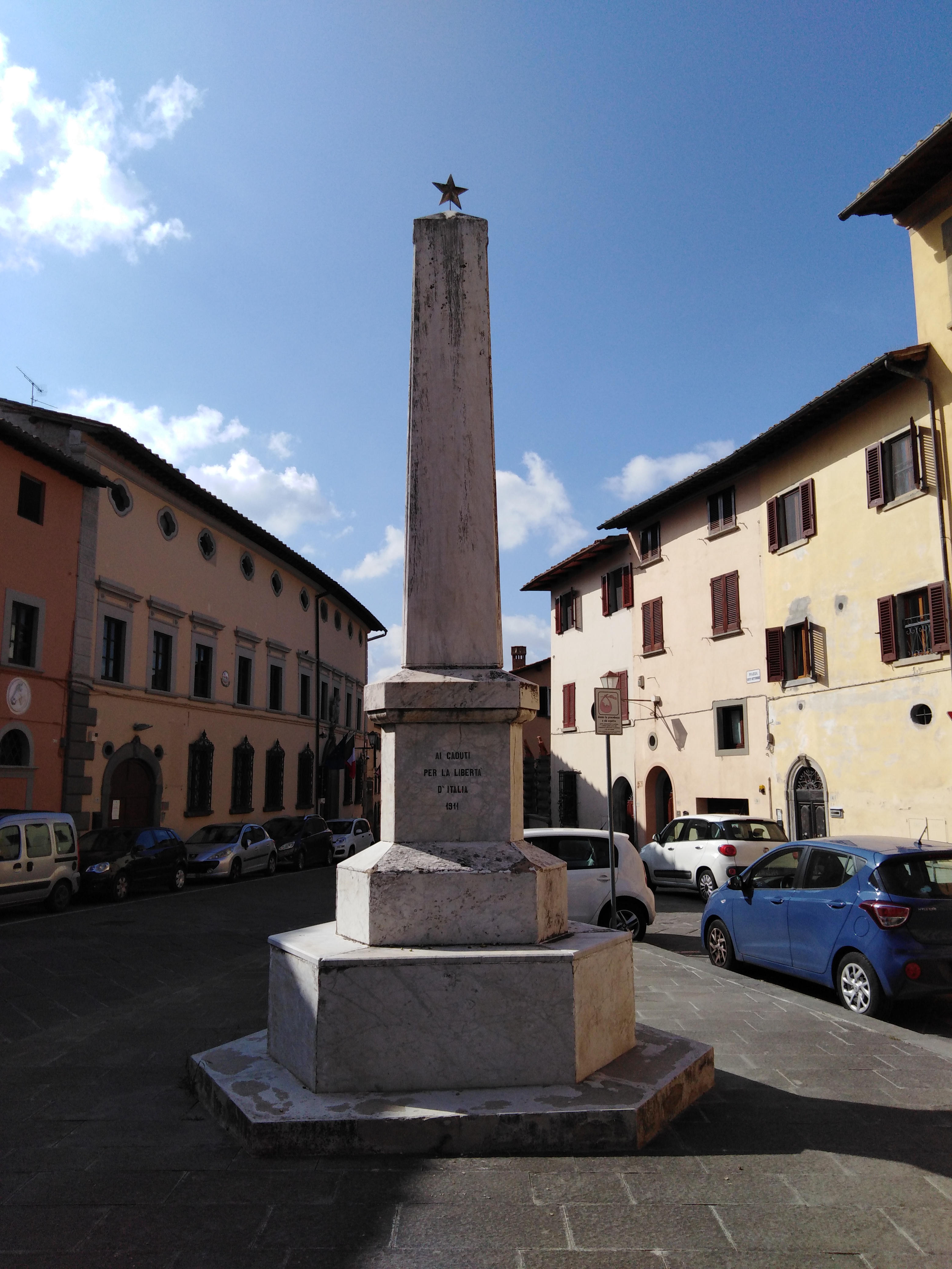 monumento ai caduti - ad obelisco - ambito toscano (prima metà sec. XX)