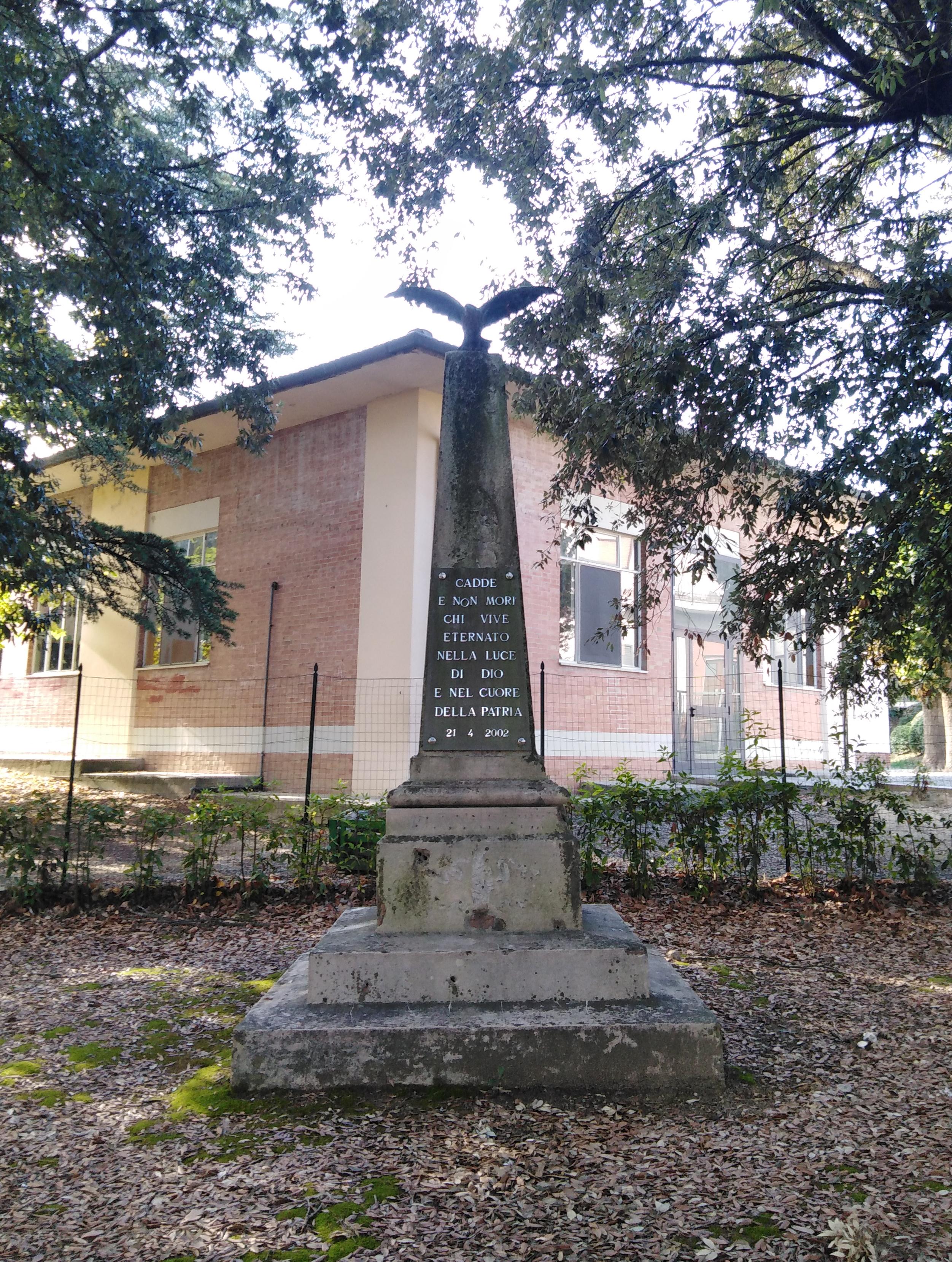 monumento ai caduti - ad obelisco - ambito toscano (prima metà sec. XX)