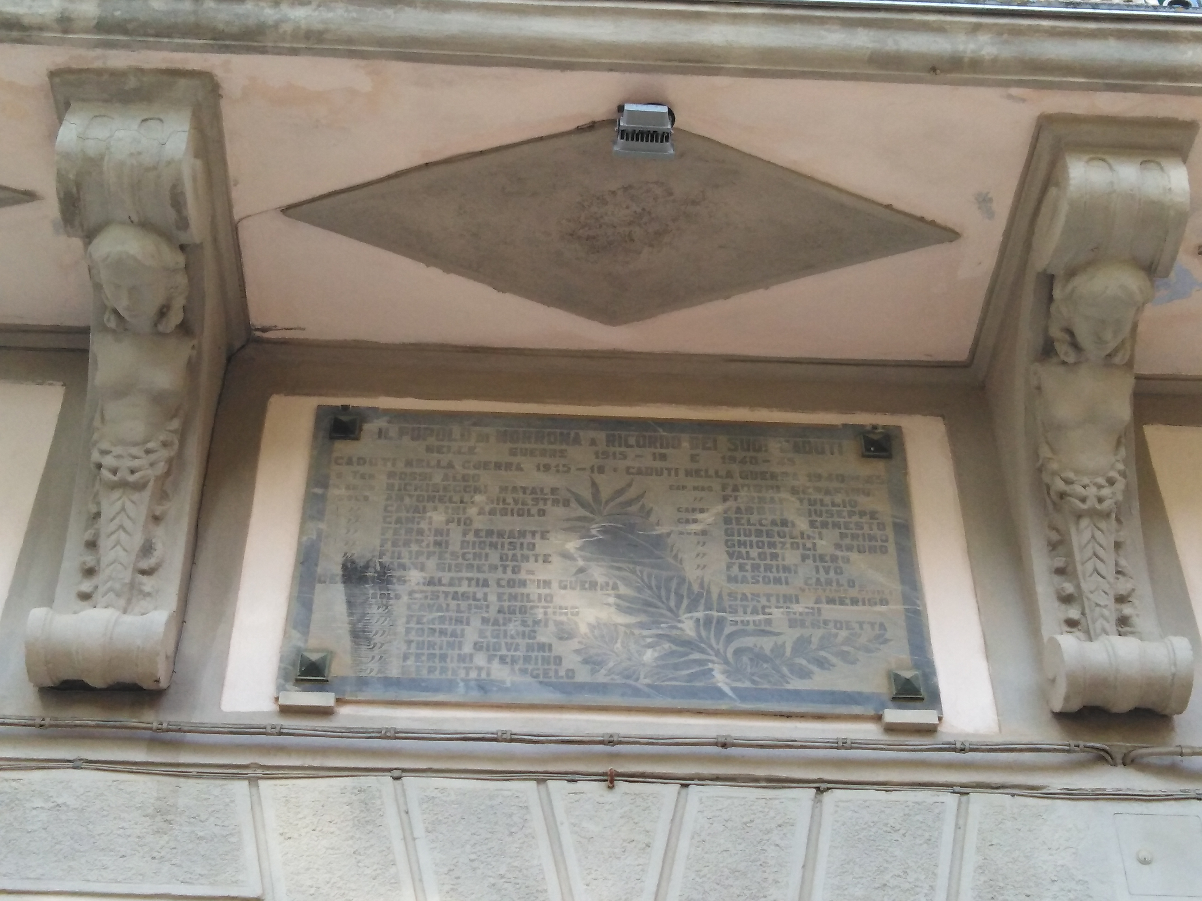 lapide commemorativa ai caduti - ambito toscano (sec. XX)