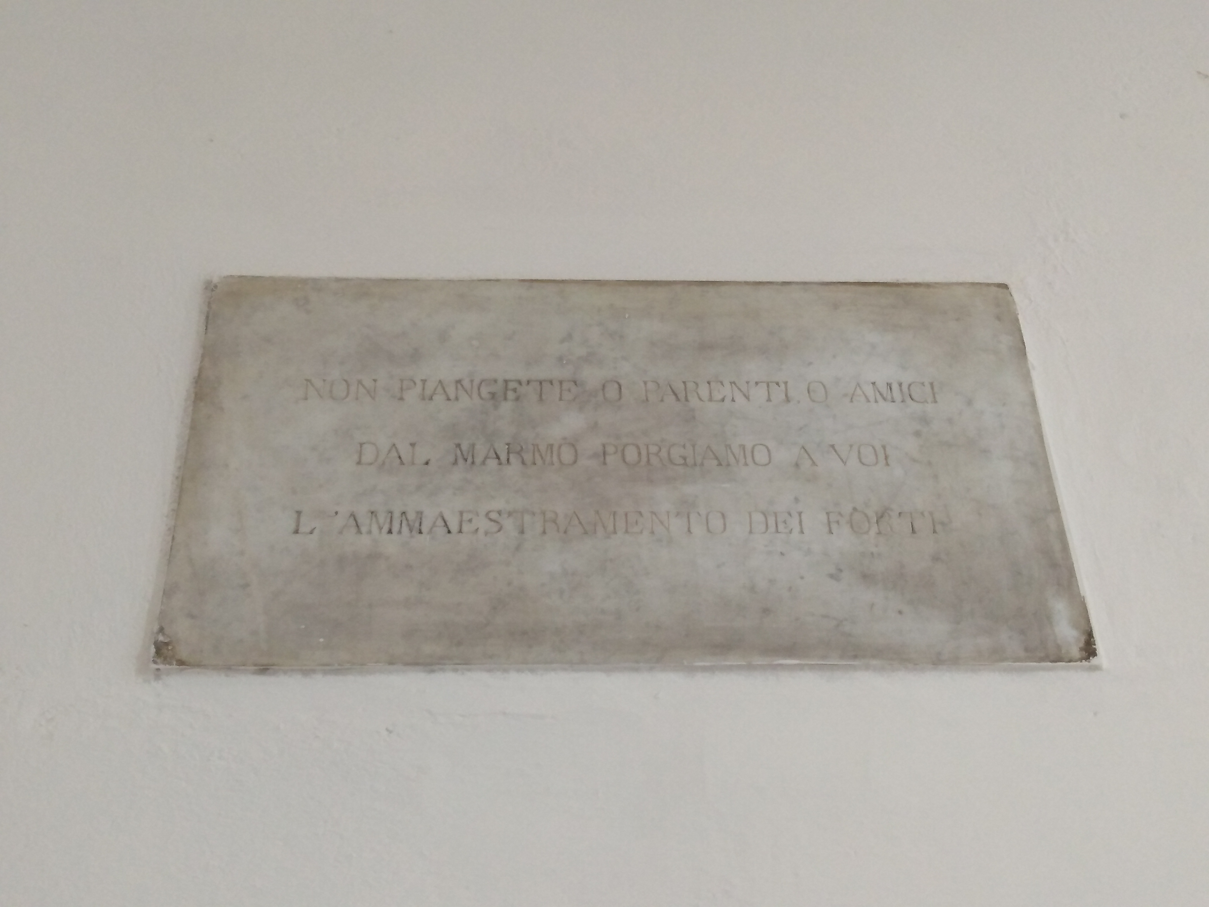 lapide commemorativa ai caduti - ambito toscano (prima metà sec. XX)