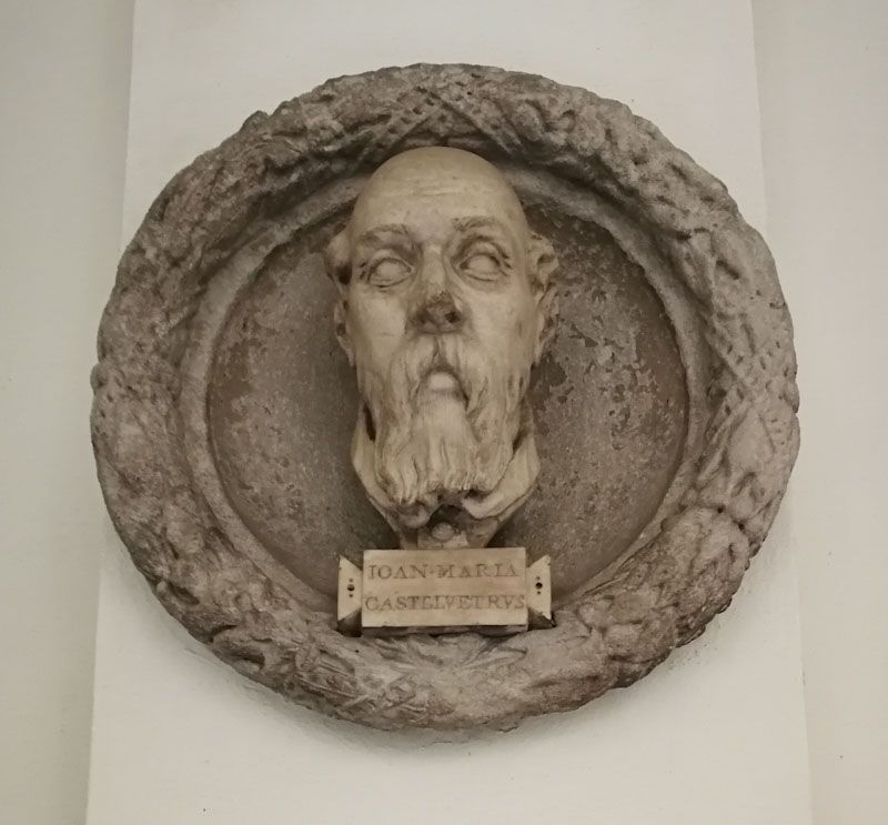 Medaglione con ritratto di Gian Maria Castelvetro, Medaglione con ritratto di Gian Maria Castelvetro (medaglione) - bottega modenese (sec. XVI)