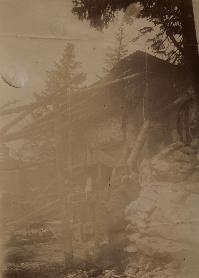 Uomo - Ritratto fotografico (positivo) di fotografia ritrattistica Prima Guerra mondiale (primo quarto XX)