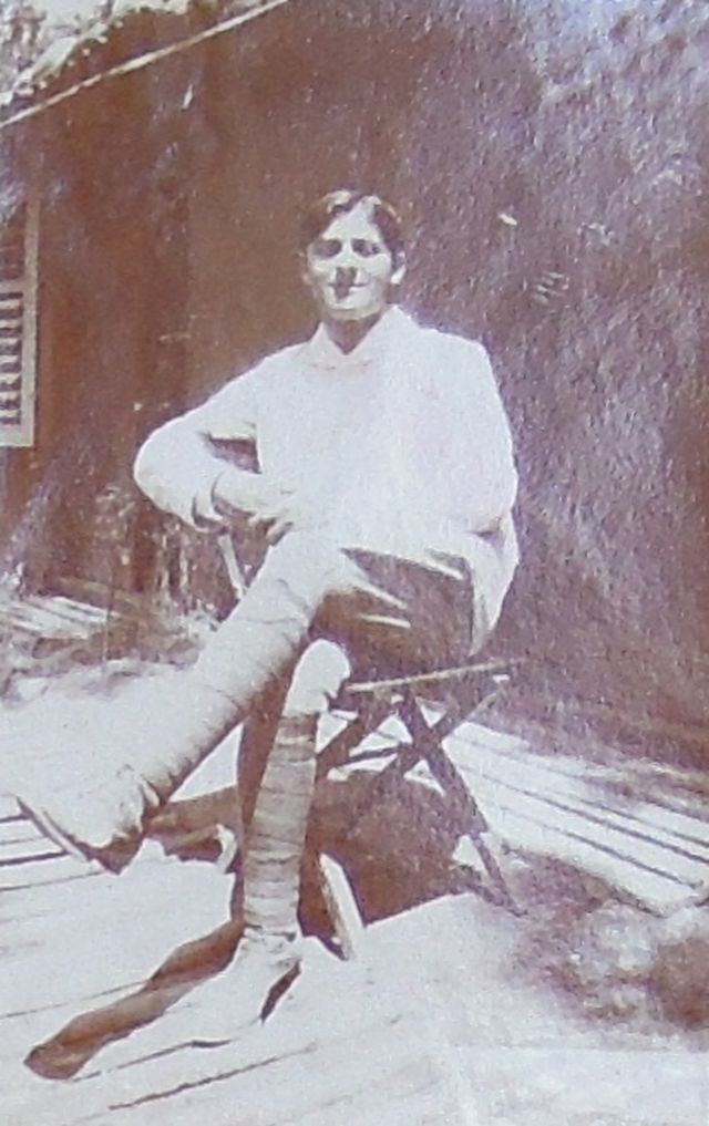 Uomo - Ritratto fotografico (positivo) di fotografia ritrattistica Prima Guerra mondiale (primo quarto XX)