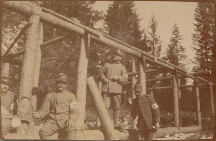 Uomini - Ritratto fotografico (positivo) di fotografia ritrattistica Prima Guerra mondiale (primo quarto XX)