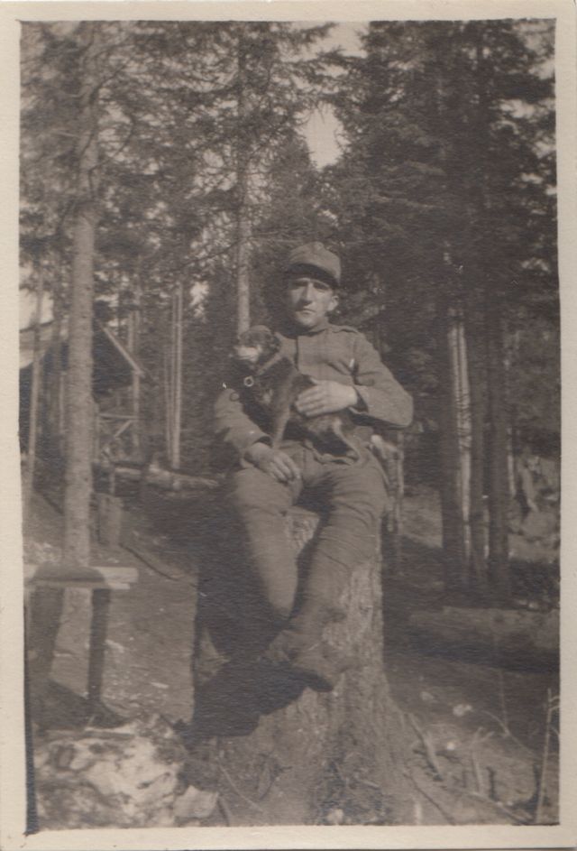 Uomo - Ritratto fotografico (positivo) di fotografia ritrattistica Prima Guerra mondiale (primo quarto XX)