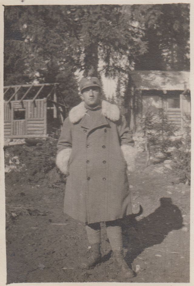 Uomo - Ritratto fotografico (positivo) di fotografia ritrattistica Prima Guerra mondiale (primo quarto XX)