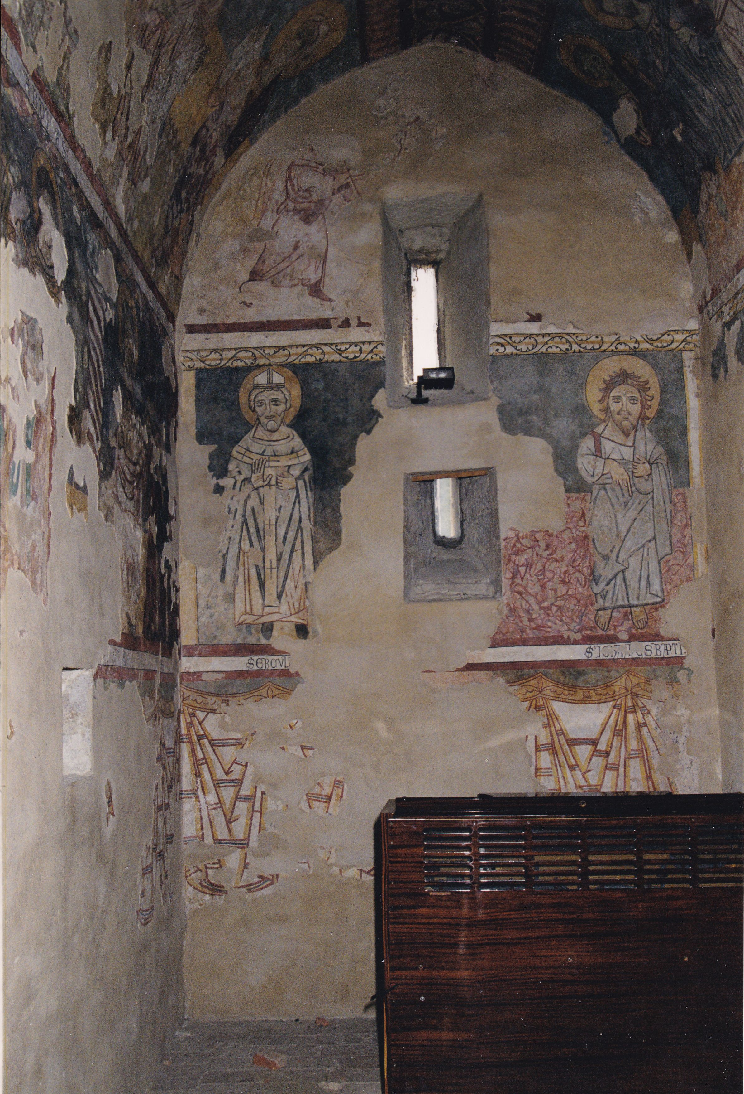 decorazione pittorica di Bonamico (attribuito) (XIII)