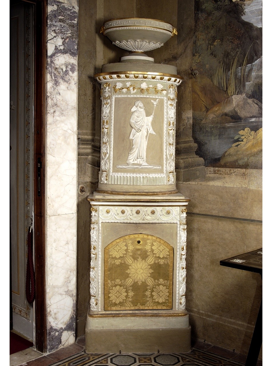 stufa - bottega toscana (seconda metà sec. XVIII)