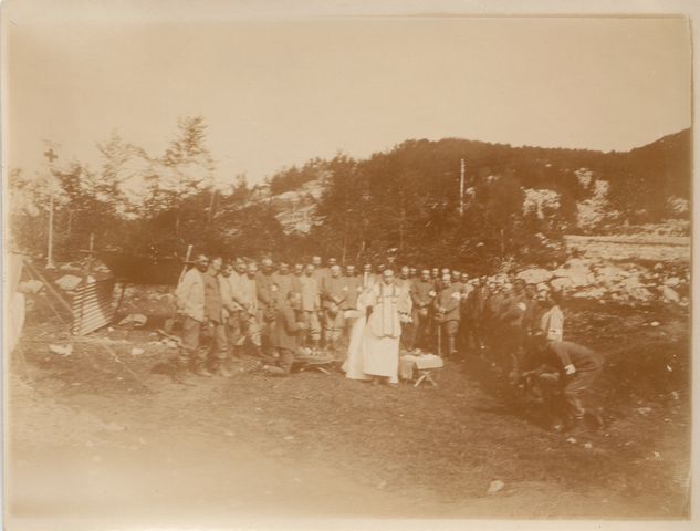 Soldati-Ritratto fotografico (positivo) di anonimo (primo quarto XX)