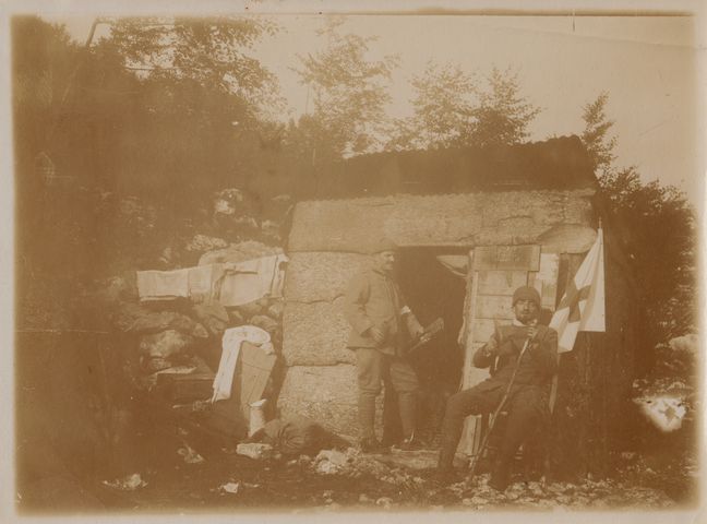 Soldati-Ritratto fotografico (positivo) di anonimo (primo quarto XX)