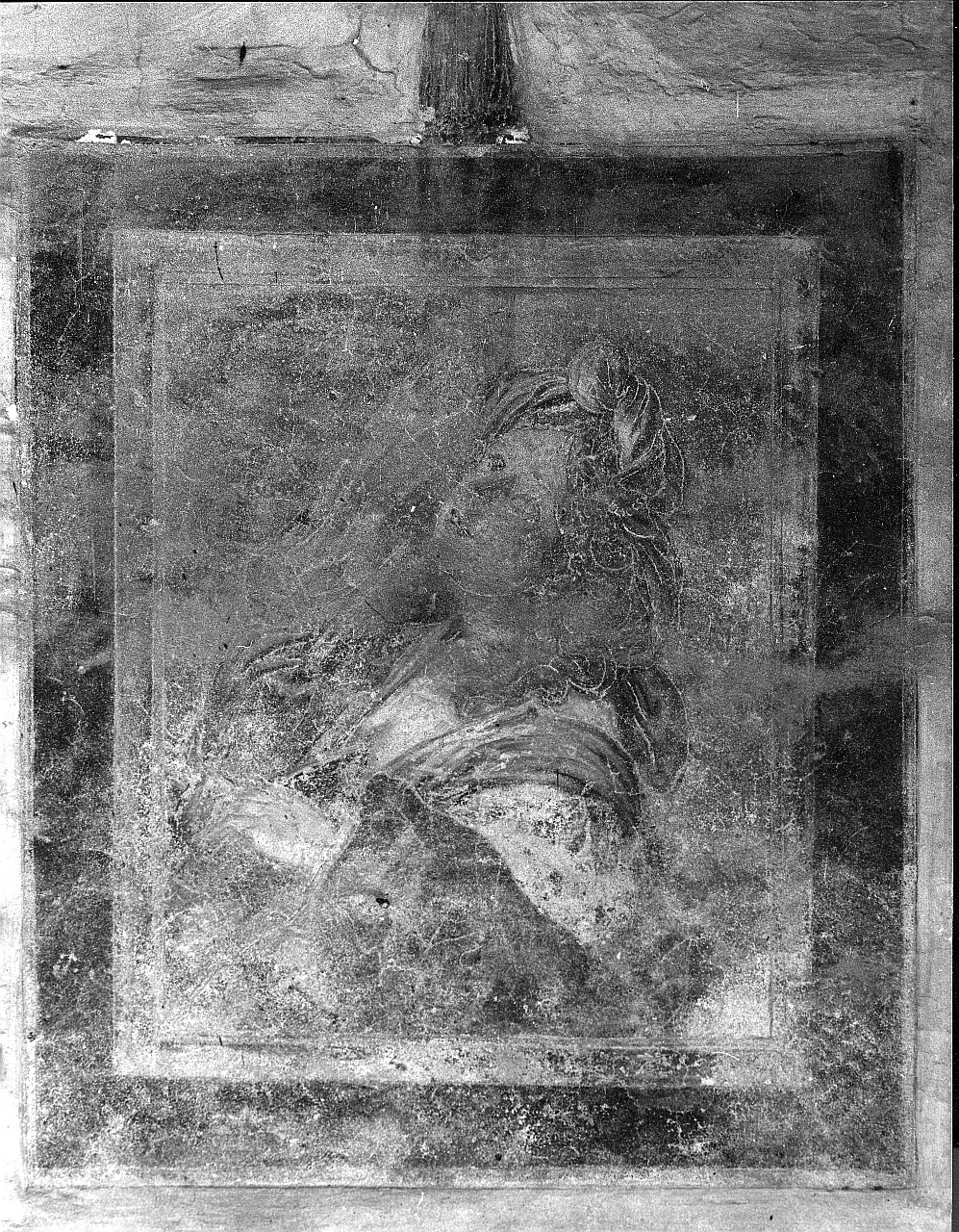 Santa martire (dipinto murale, elemento d'insieme) - ambito toscano (primo quarto sec. XIX)