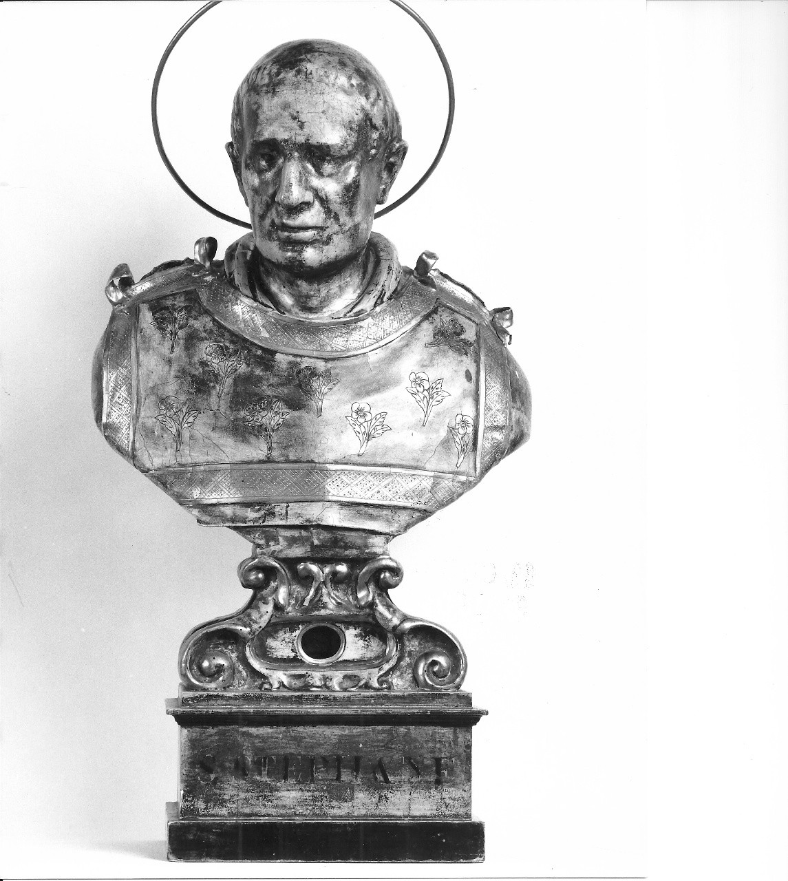 Santo Stefano (reliquiario - a busto) - bottega toscana (metà sec. XVIII)