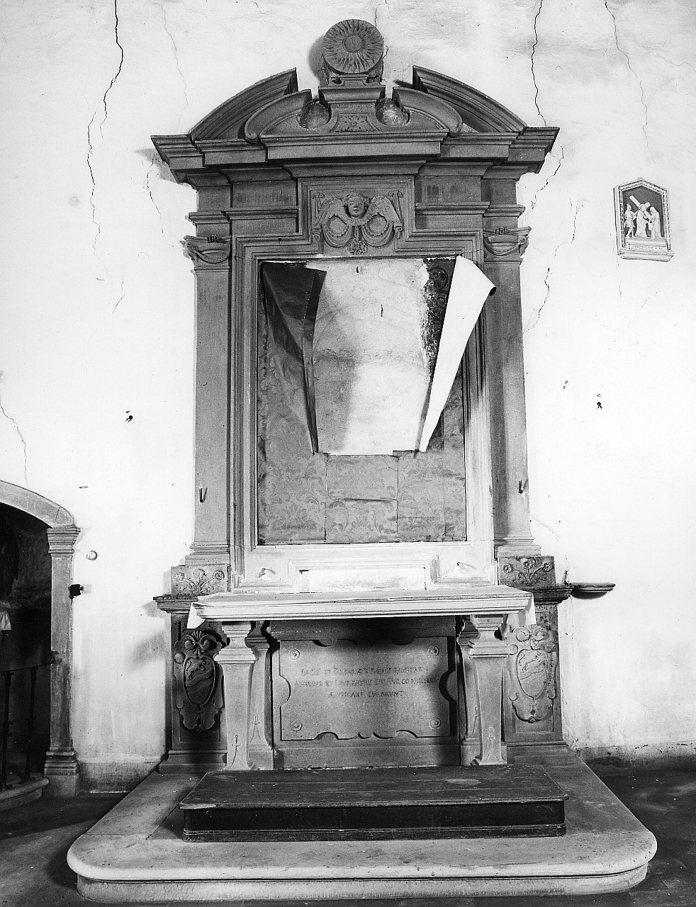altare - a edicola - bottega toscana (prima metà sec. XVII)