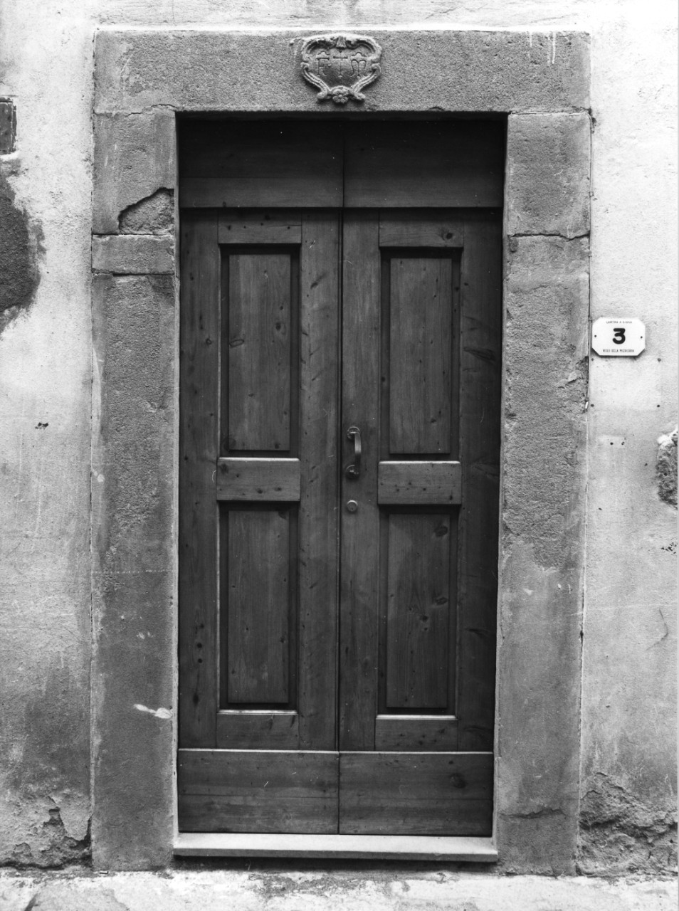 mostra di porta - bottega toscana (sec. XVIII)