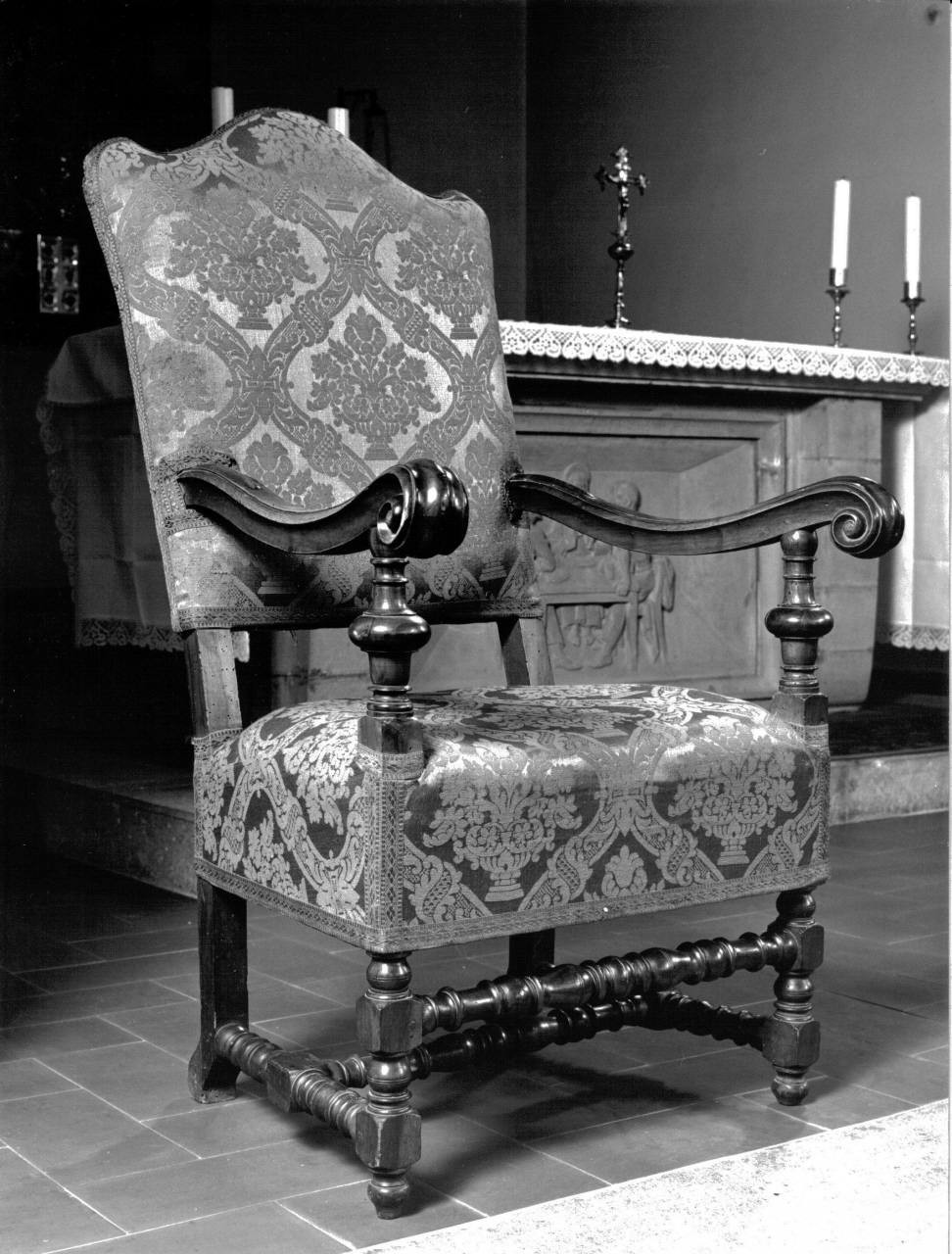 poltrona - bottega toscana, manifattura toscana (inizio sec. XVIII)