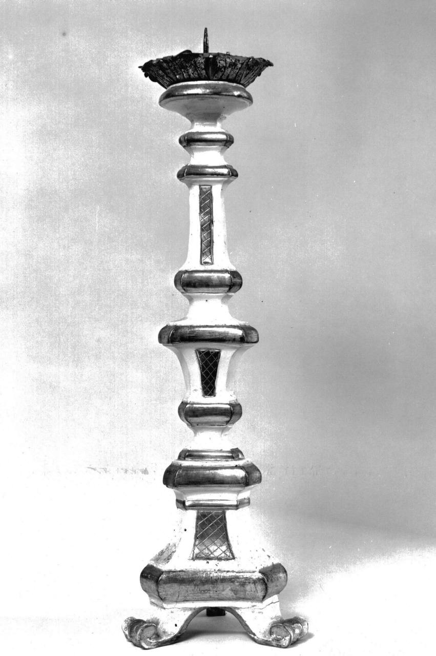 candeliere, serie - bottega toscana (sec. XVIII)