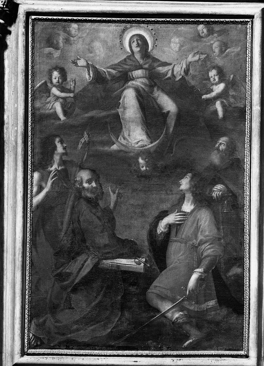 Madonna Immacolata e Santi (dipinto) - ambito fiorentino (sec. XVII)