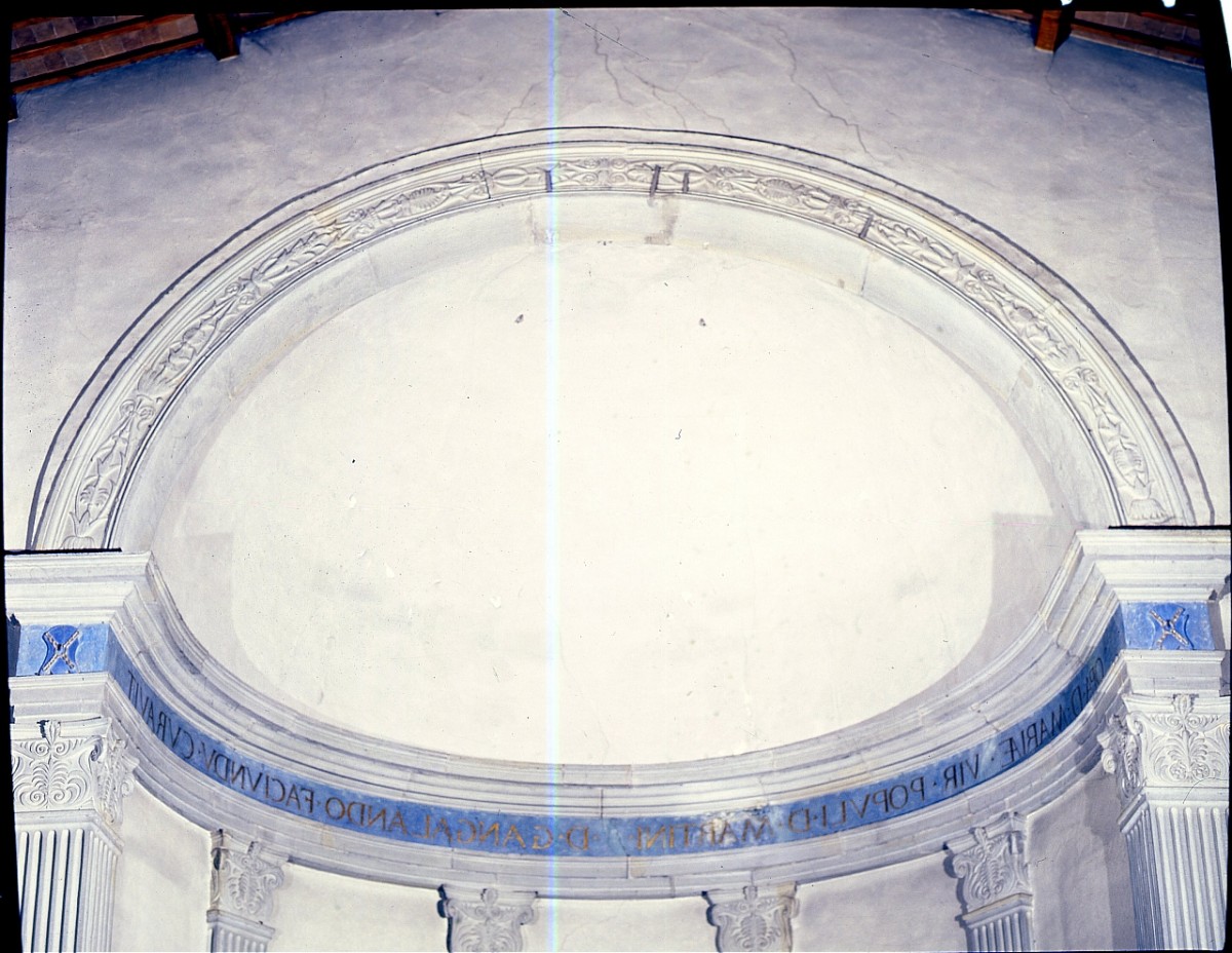 catino absidale, elemento d'insieme di Alberti Leon Battista (terzo quarto sec. XV)