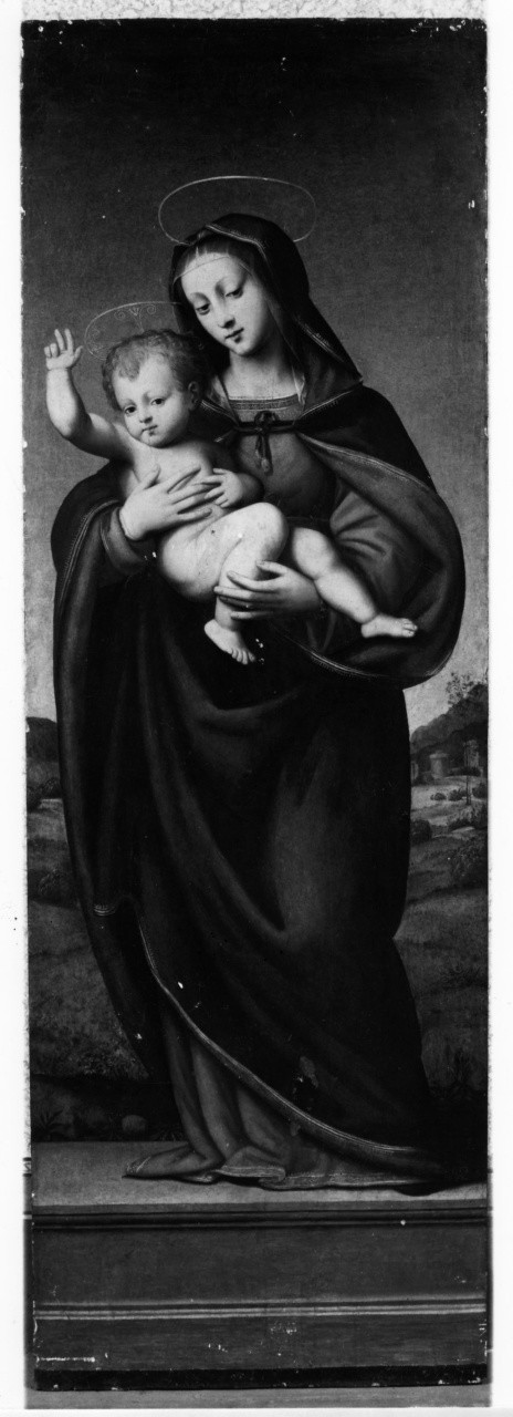 Madonna con Bambino (dipinto) di Antonio del Ceraiolo (attribuito) (inizio sec. XVI)