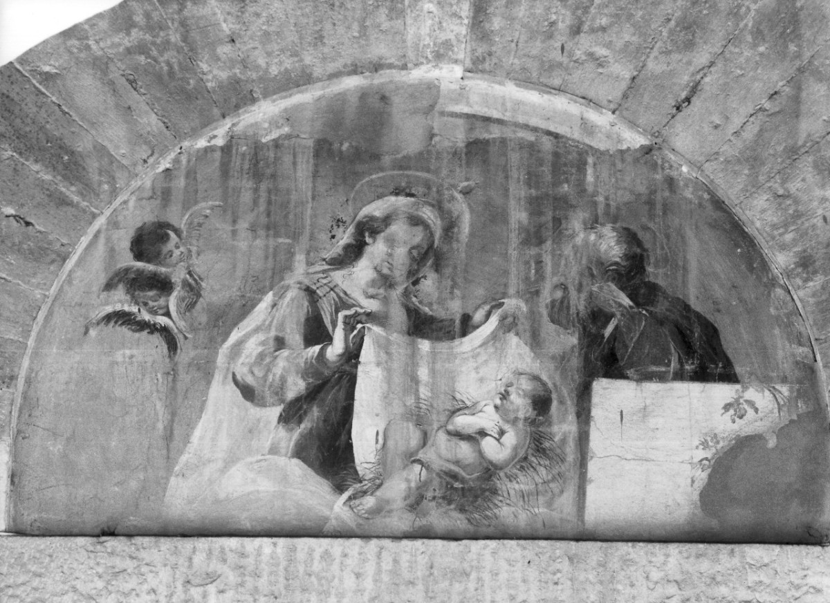 natività di Gesù (dipinto) di Mannozzi Giovanni detto Giovanni da San Giovanni (sec. XVII)