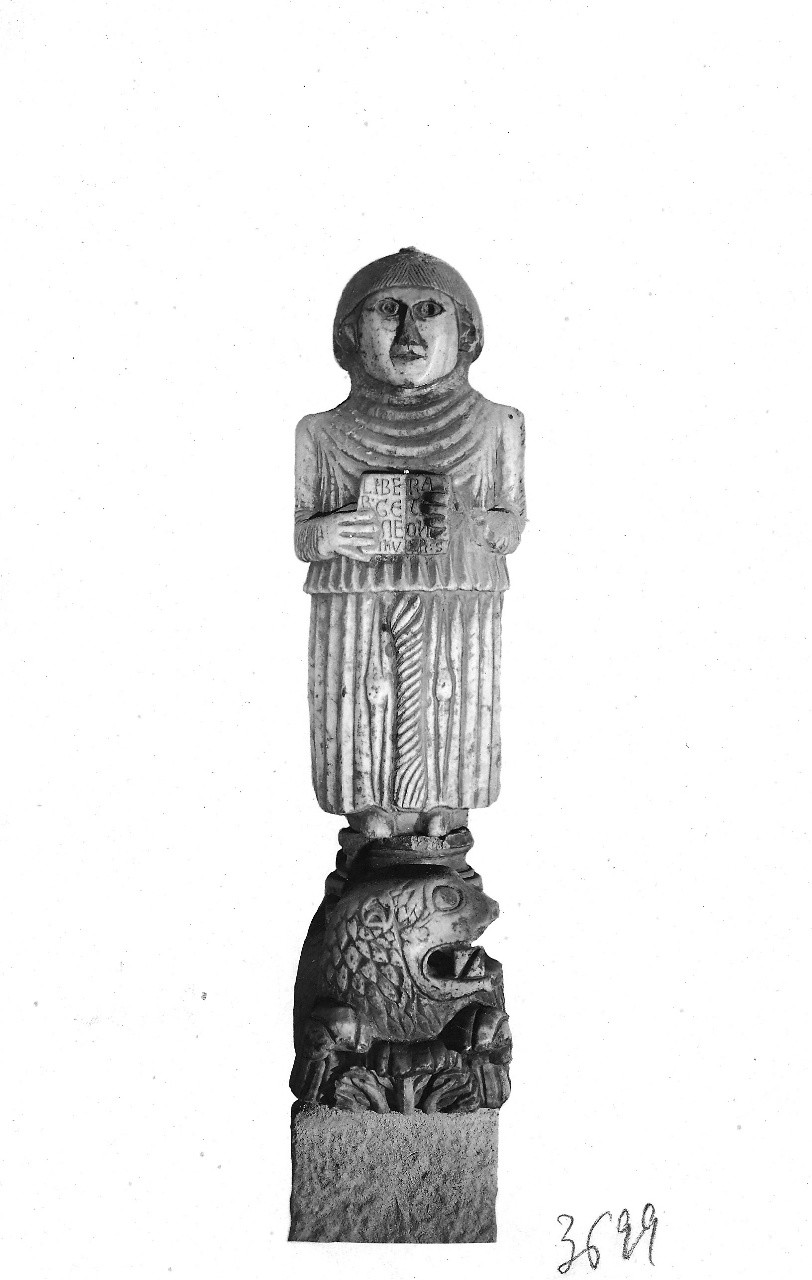 telamone (scultura) - bottega toscana (sec. XII)