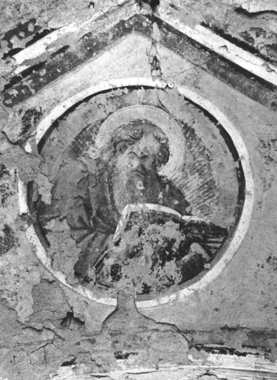 San Giovanni Evangelista (dipinto murale staccato) di Ambrogio di Baldese (sec. XV)