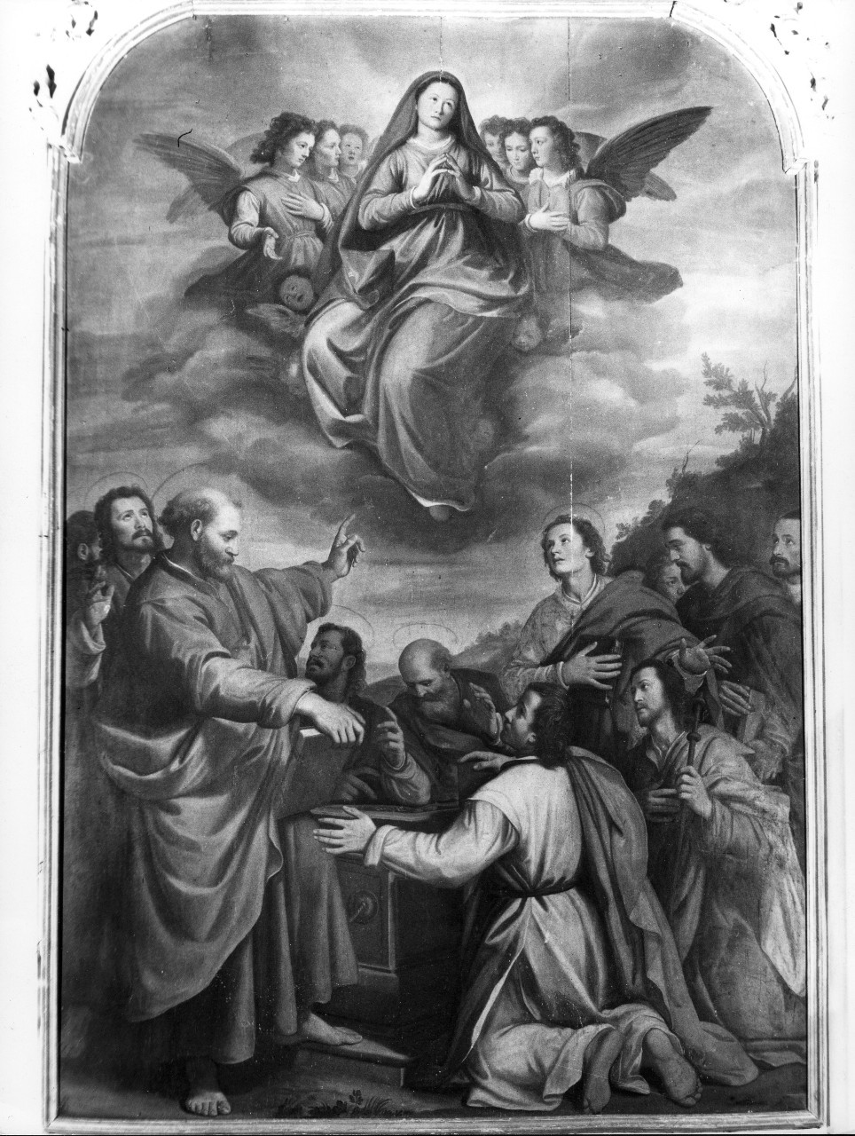 assunzione della Madonna (dipinto) di Santi di Tito (ultimo quarto sec. XVI)
