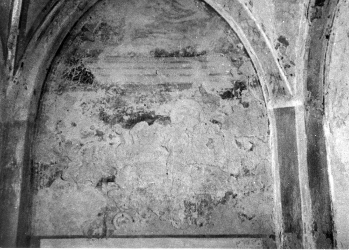 natività di Gesù (dipinto murale staccato, ciclo) di Ambrogio di Baldese (attribuito) (sec. XV)