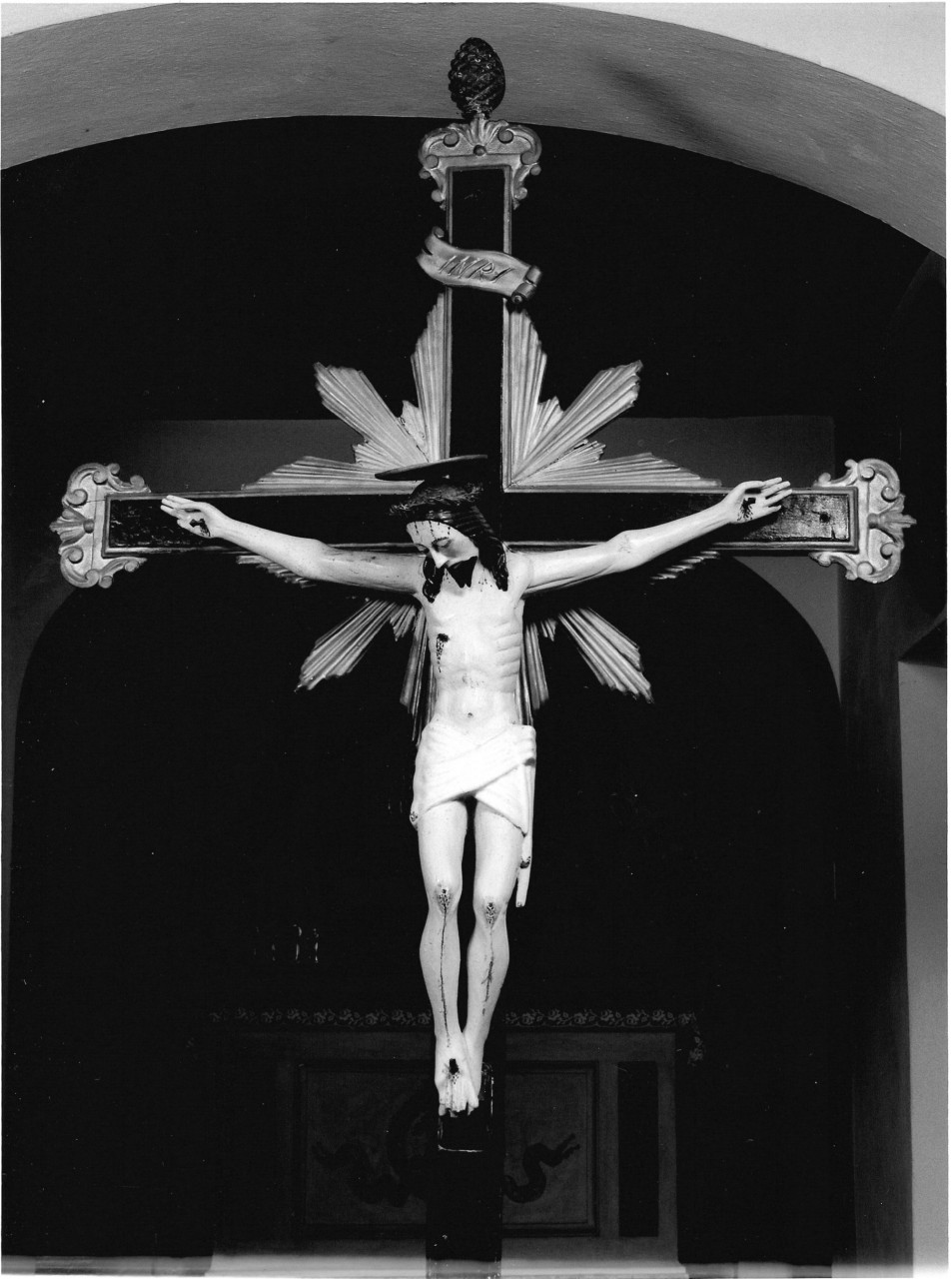 Cristo crocifisso (croce processionale) - produzione toscana (ultimo quarto sec. XVIII)