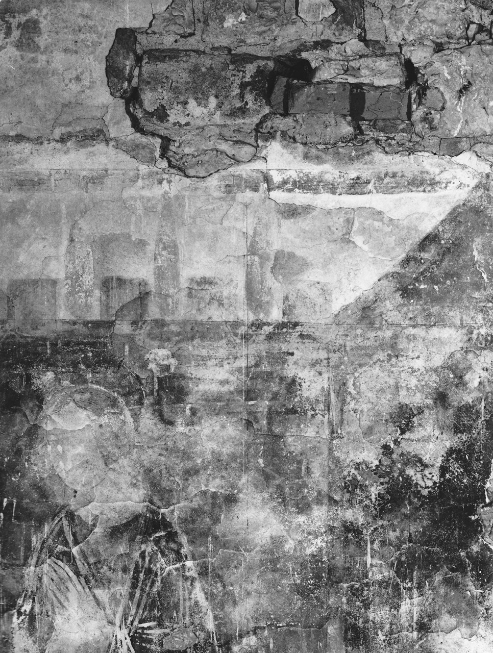 dipinto murale, frammento - ambito toscano (sec. XV)