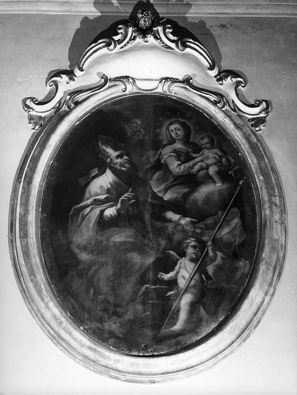 San Bernardo (dipinto) di Pacini Francesco Maria (attribuito) (metà sec. XVIII)
