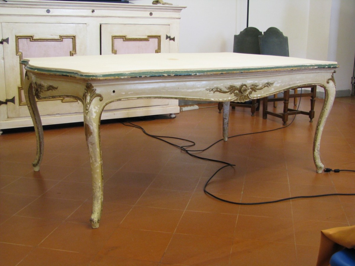 tavolo da centro - bottega italiana (metà sec. XX)